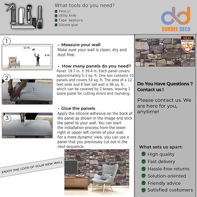 Dundee Deco 3D Wall Panels