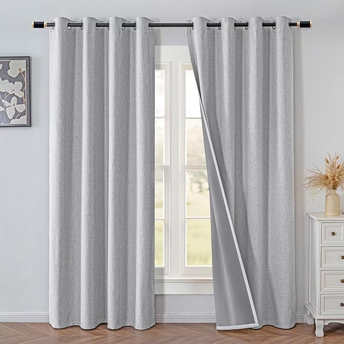 IGEMAEVE Blackout Curtains 108 Inches Long
