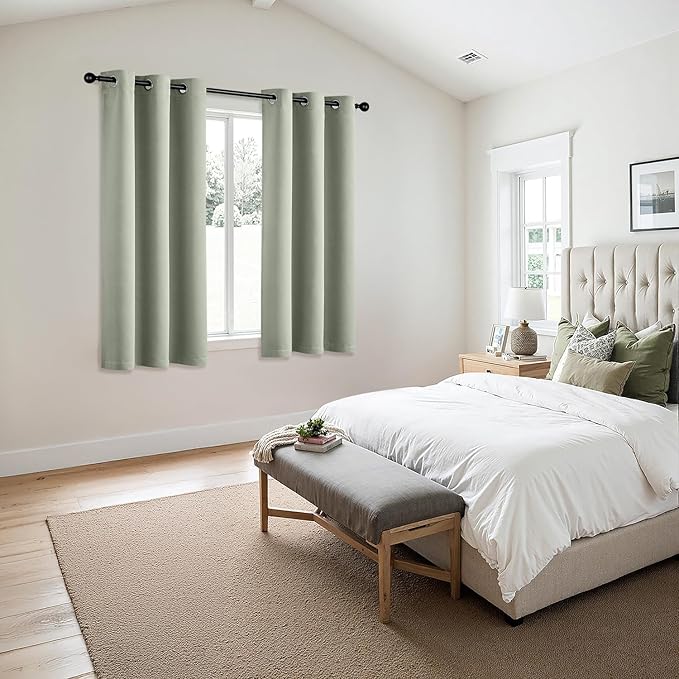 MIULEE Blackout Curtains for Bedroom Living Room 2 Panels, Thermal Insulated