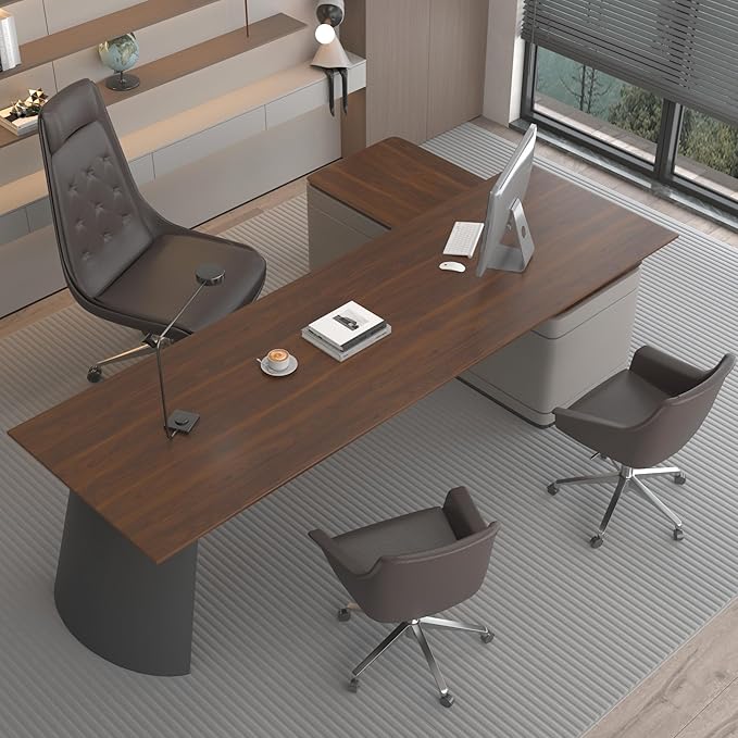 BOMENG Walnut Wood Contact Paper 16x354 inch Dark Brown Wood Wallpaper Peel and