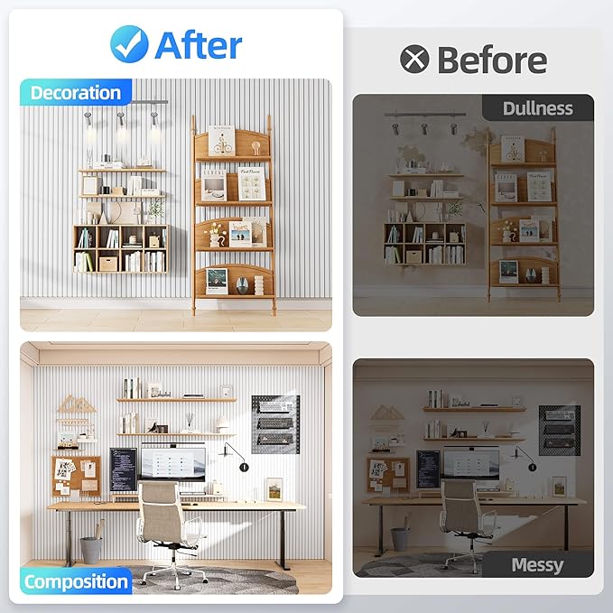 4 Pack Large Acoustic Panels Sound Absorbing