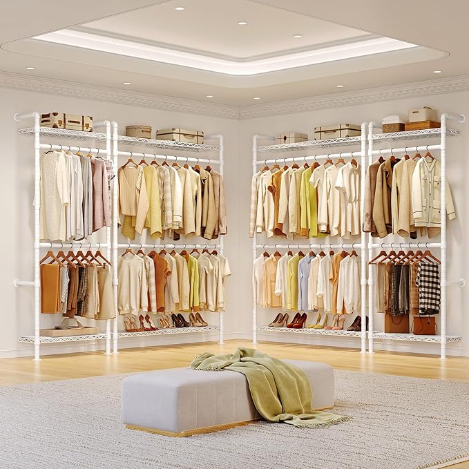ONBRILL H1 Plus Expandable Wall Mounted Closet System, 2FT-3.3FT Closet