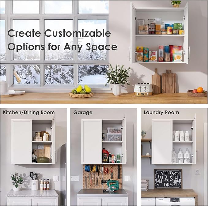 FIMELLO 60" Laundry Room Wall Cabinets