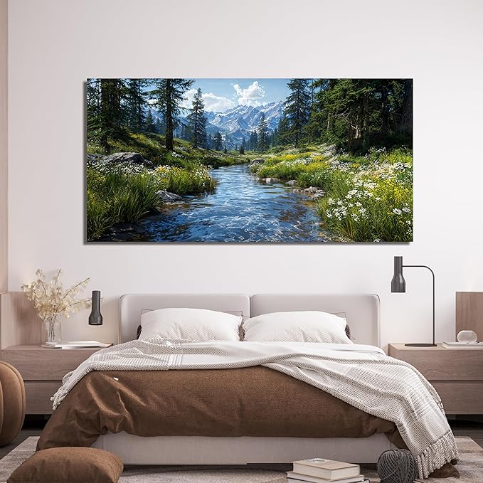 Canvas Wall Art Decor Green Nature Wall Art Prints Artwork