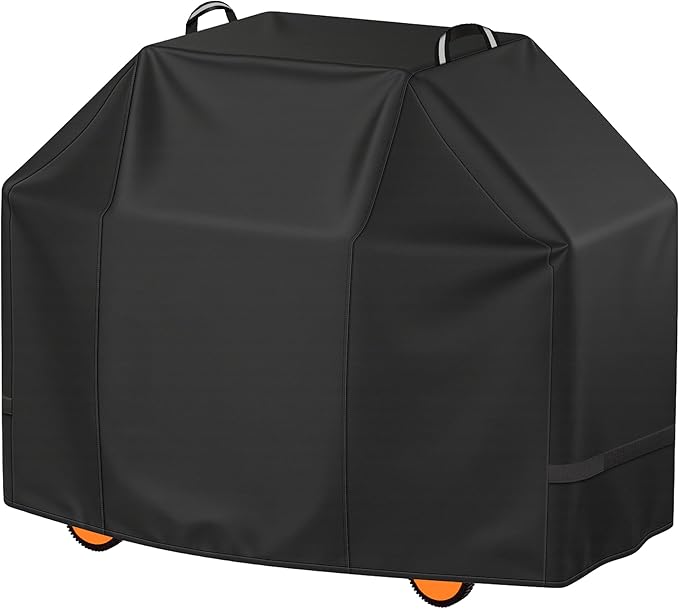 i COVER Grill Cover, 55 inch BBQ Grill Cover for Outdoor Grill, Waterproof BBQ Cover, Fade Resistant Barbecue Gas Grill Covers for Weber, Char-Broil, Nexgrill and More