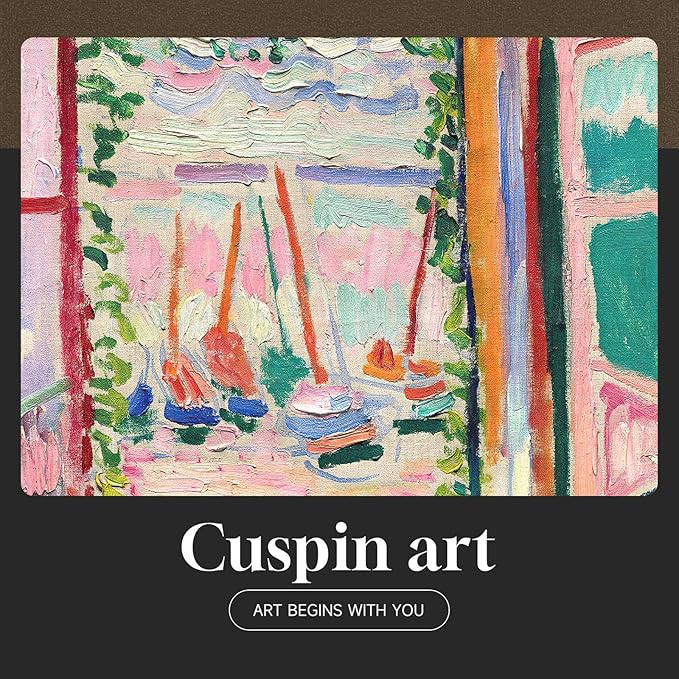 Large Framed Matisse Wall Art for Living Room, Vintage Retro Aesthetic Wall