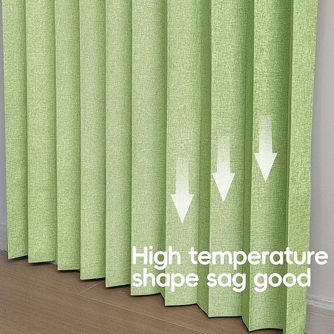 AJAZZ 100% Blackout Magnetic Door Curtain Accordion Doors Interior Folding