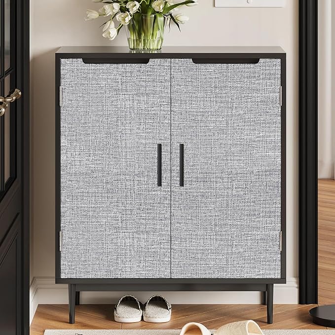 Grey Grasscloth Peel and Stick Wallpaper 17.3"x1200" Faux Linen Textured