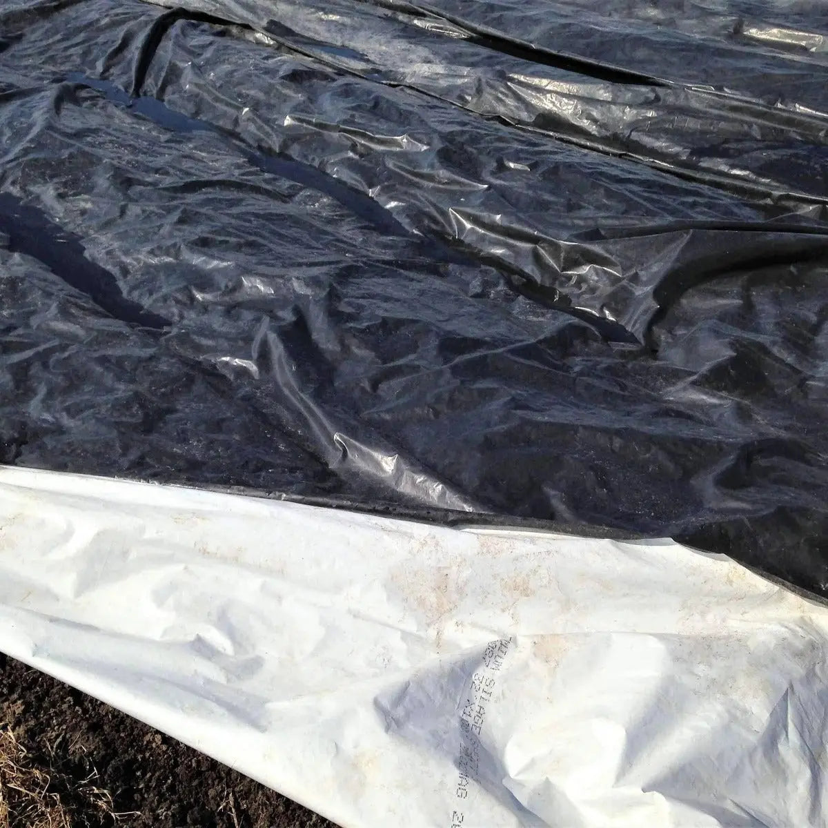 Silage Tarp - 6 mil Reversible Black & White