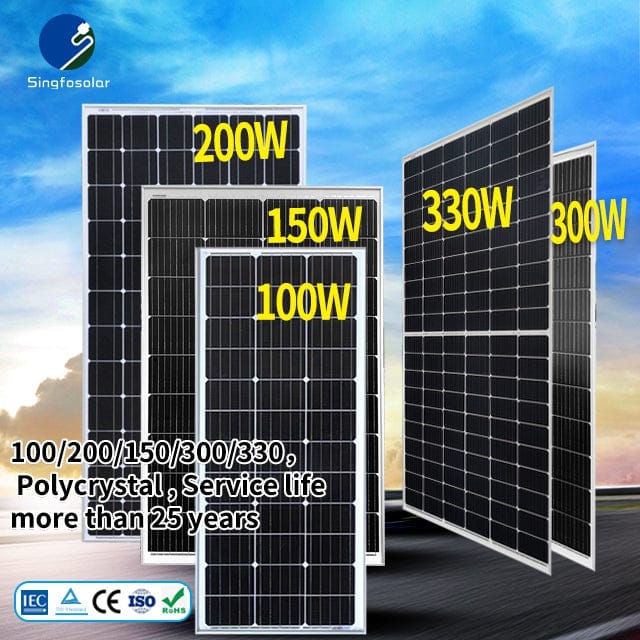 Snow Melting Solar Panel 150w200w 300w Energy System