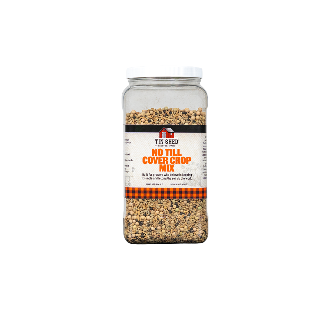No Till Cover Crop Mix - 5 lb. - Covers 4,500â6,000 sq ft (0.10â0.14 acres)