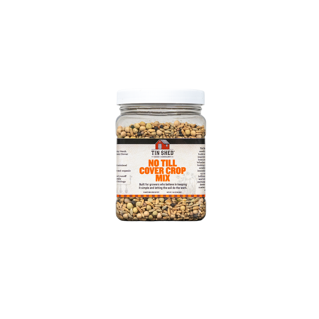 No Till Cover Crop Mix - 1 lb. - Covers 900â1,200 sq ft (0.02â0.03 acres)