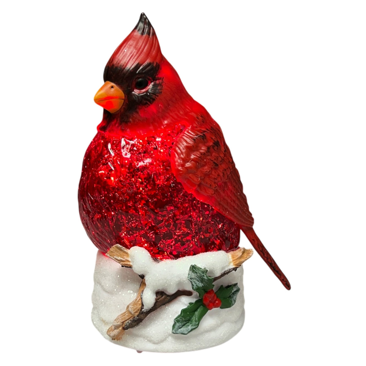 Illuminated Cardinal Figurine