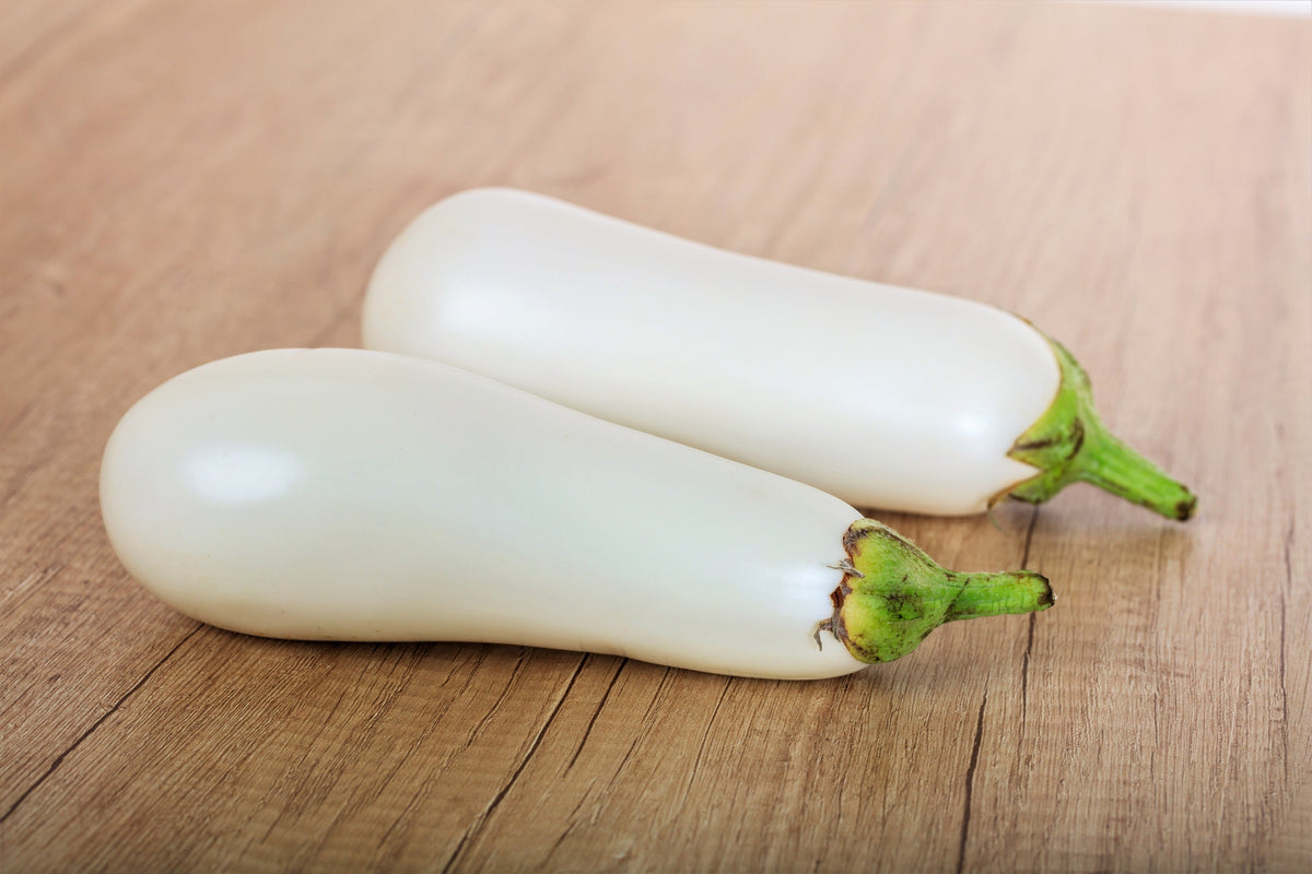 50 CASPER WHITE EGGPLANT Solanum Melongena Fruit / Vegetable Seeds