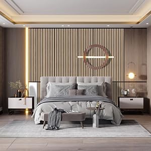 Peel and Stick Wood Slat Wallpaper