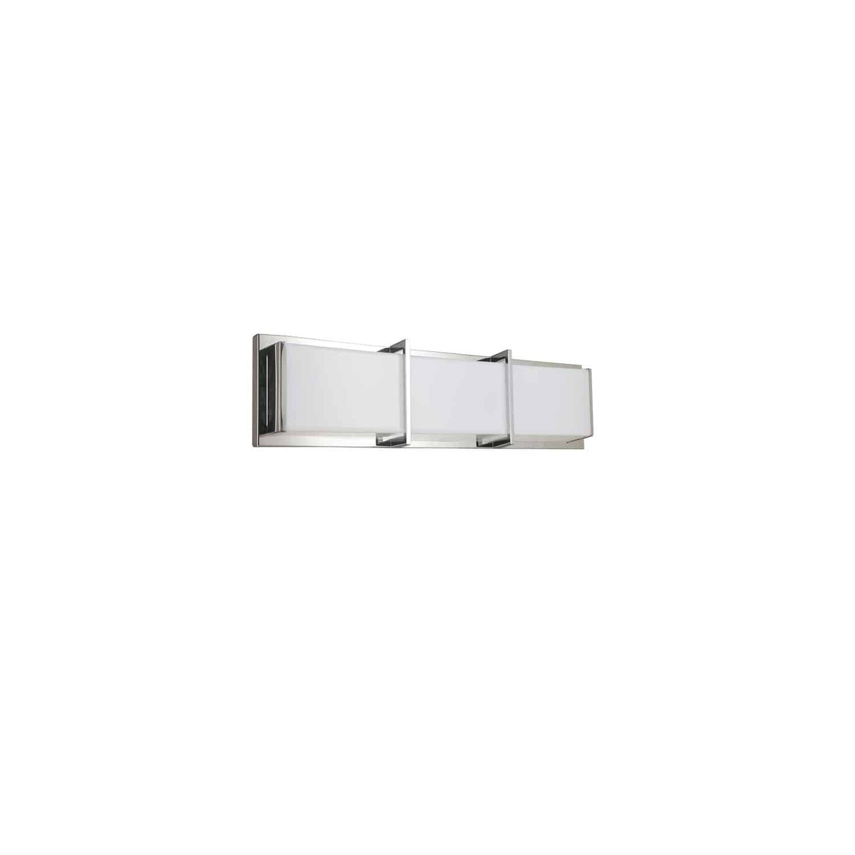 Dainolite 15W Vanity Light, Polished Chrome Finish, Model VLD-411-PC, Silver Color
