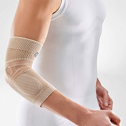 Bauerfeind - EpiTrain - Elbow Support - Targeted Compression for Chronic Elbow Pain - Size 2 - Color Nature