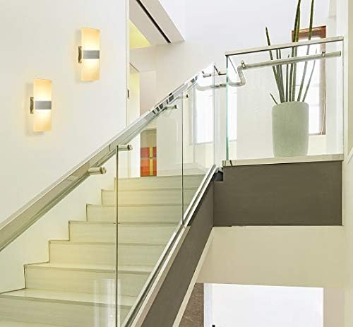ChangM Modern Wall Sconce 12W, Acrylic Material Hardwired Wall Mounted Wall