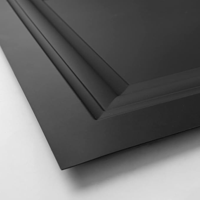 Art3d 24-Pack Square Drop Ceiling Tile 2ft x 2ft in Black, PVC Ceiling Panel 24