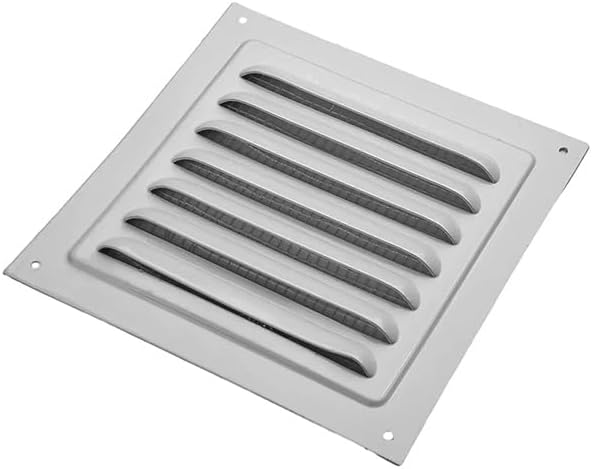 Adjustable Metal Louver Vent Grille - Durable Aluminum Ventilation Cover for Bathroom, Kitchen, Office(100x100mm)