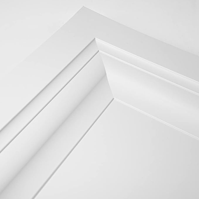 Art3d 24-Pack Square Drop Ceiling Tile 2ft x 2ft in White, PVC Ceiling Panel 24