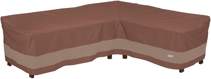 DUCKCOVERS® Ultimate Waterproof 104 Inch Patio Right-Facing Sectional Lounge Set Cover, Patio sectional Cover