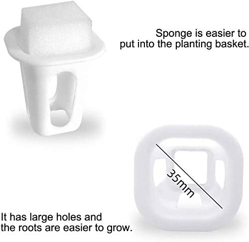 Hydroponics Growing System Kit,54 Plant Sites 2 Layers Food-Grade PVC-U Pipes Hydroponic Grow Kit Gardening System with Water Pump, Timer,Net Pots and Sponge for Vegetables,Fruits,Herb