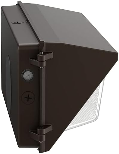 Lithonia Lighting 17" LED Wall Pack Outdoor Light Fixture, 3-Way Selectable CCT