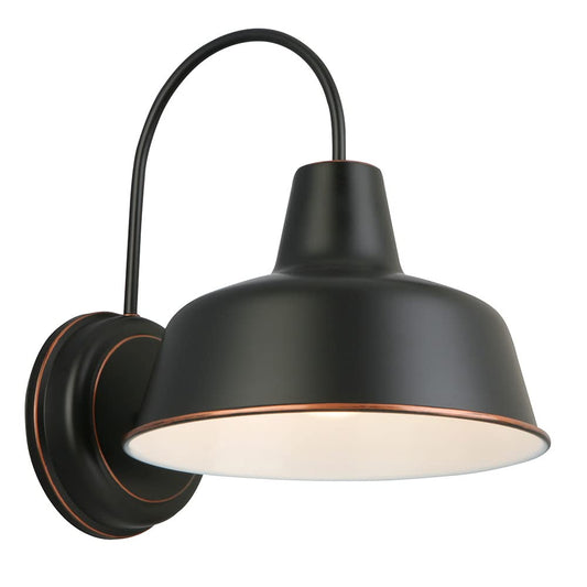 Design House Barn Light Set, 8 inch, Oil Rubbed Bronze, Stainless Steel, Indoor/Outdoor, Model 589218-ORB, 2-Pack
