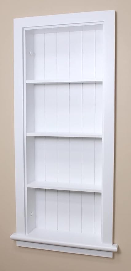 14x36 Aiden Recessed Wall Niche Medicine Cabinet Replacement, in The Wall
