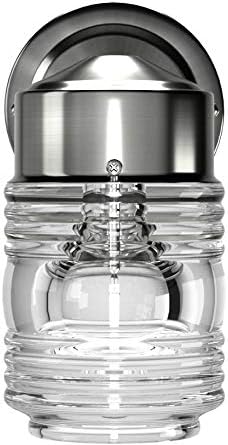 Design House 507806 Jelly Jar Classic 1-Light Indoor/Outdoor Wall Light