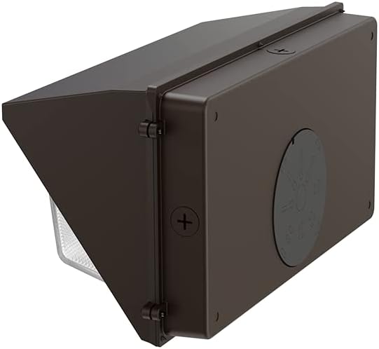 Lithonia Lighting 17" LED Wall Pack Outdoor Light Fixture, 3-Way Selectable CCT