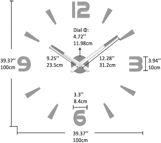 VANGOLD Design Large Wall Clocks