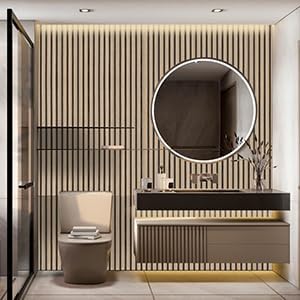 Peel and Stick Wood Slat Wallpaper