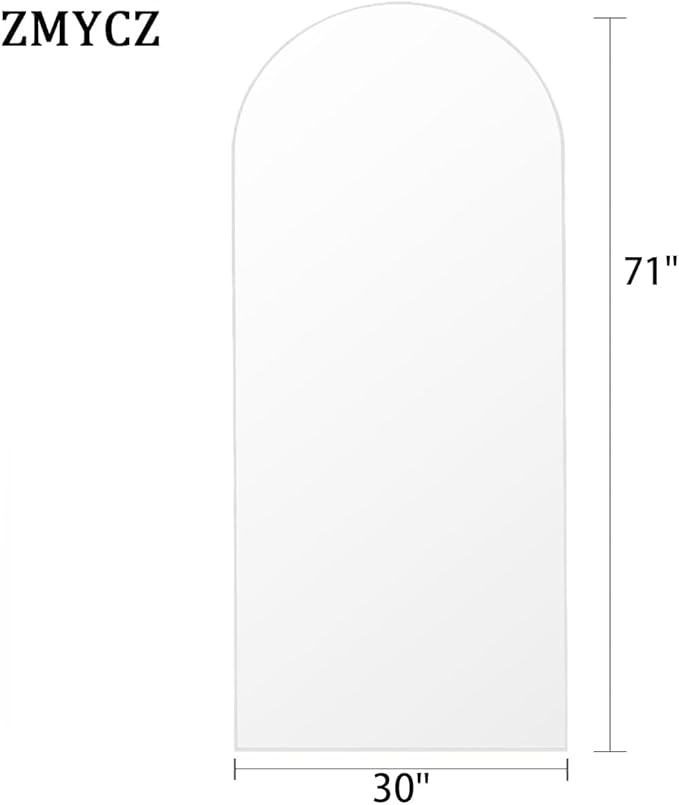 Full Length Mirror, Oversized Standing Mirrors, Hanging or Leaning Against Wall