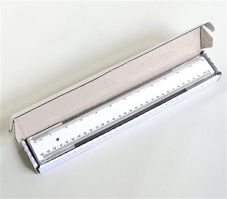 Acrimet Plastic Ruler 12 Inches/ 30 Centimeters, Measuring Device Tool for Student, School, Office, Heavy Duty (Pastel Assorted Color) (6 Pack)