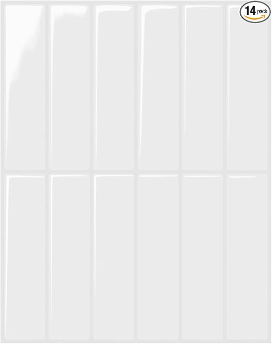 Peel and Stick Backsplash 3D Wall Tiles, Self-Adhesive, Oil Proof, Waterproof