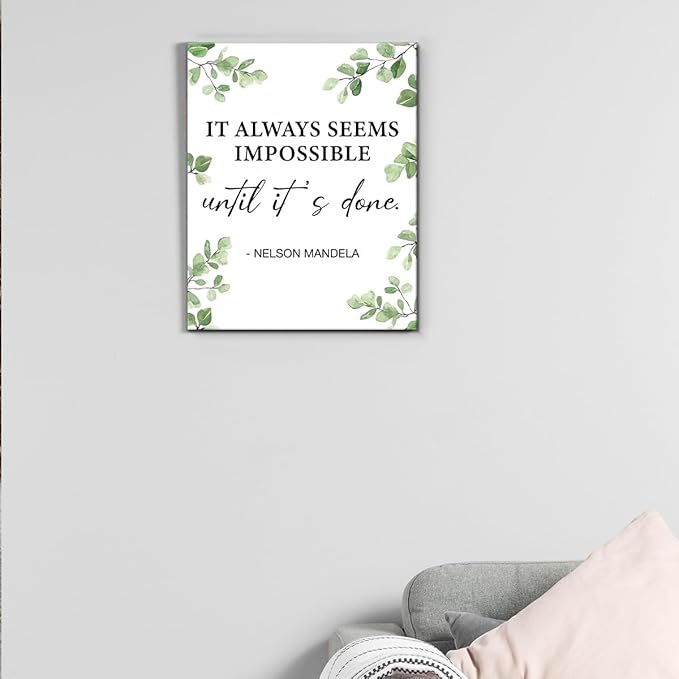 Inspirational Wall Art Motivational Painting Wall Decor