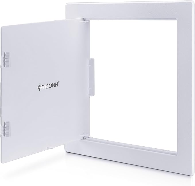 TICONN Access Panel for Drywall, 12 x 12 Inch ABS Plastic Wall Hole Cover