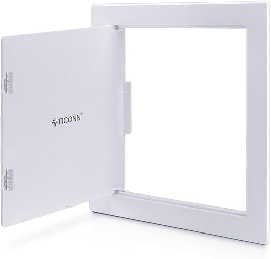 TICONN Access Panel for Drywall, 12 x 12 Inch ABS Plastic Wall Hole Cover