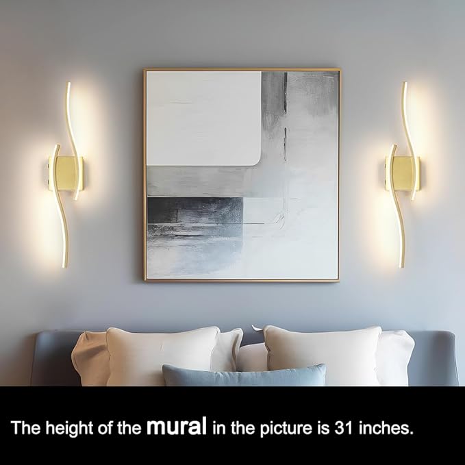 Battery Operated Wall Sconce Set of 2, Dimmable Cordless Battery Wall Sconces