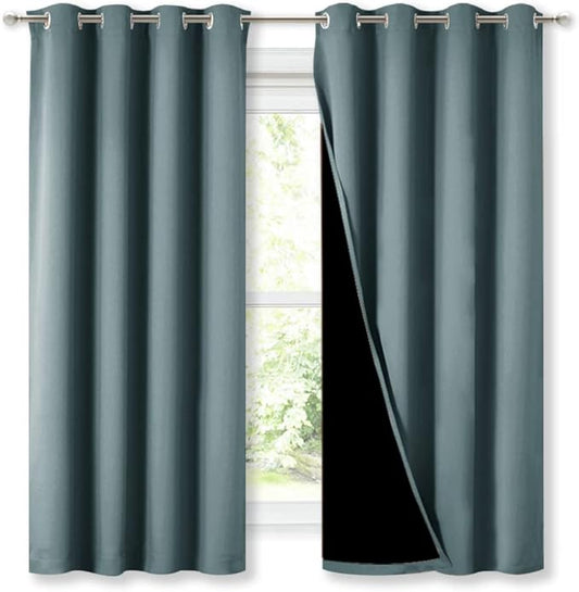 NICETOWN Extra Long Truly Blackout Drapes