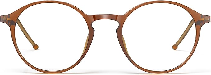 VISOONE Round Lightweight Blue Light Blocking Glasses Women Men Fashion Cute Thin Eyewear Niko