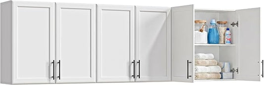 FIMELLO 70.8" W Wall Cabinets for Laundry Room, Cabinets for Laundry