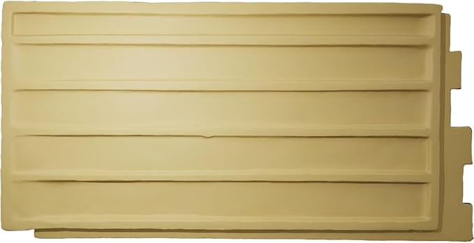 EverStone Cascade Faux Stone Panel, 48 5/8"W x 24 3/4"H x 1 1/4"D, Graphite