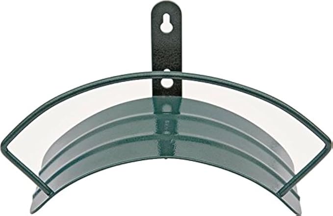 Rocky Mountain Goods Deluxe Metal Hose Hanger - Most Solid Wall Mounted Hose Hanger on The Market - Rust Proof Wrought Iron - Fits 100â of Hose