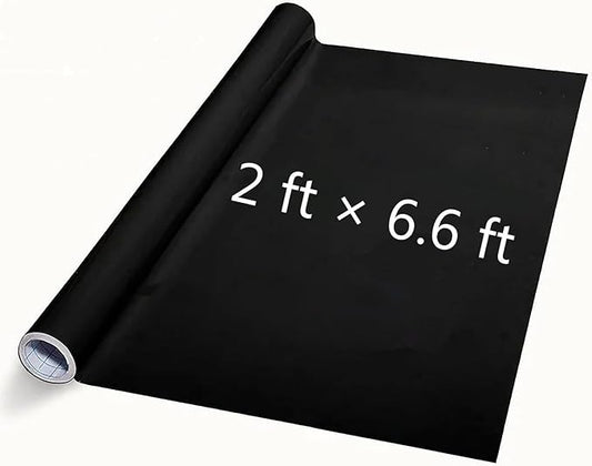 Chalkboard Contact Paper Wall Sticker 2 ft. x 6.6 ft. DIY Adhesive Blackboard