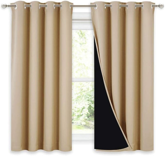 NICETOWN Room Warming Curtains, Bedroom Full Blackout Panels, Great Job