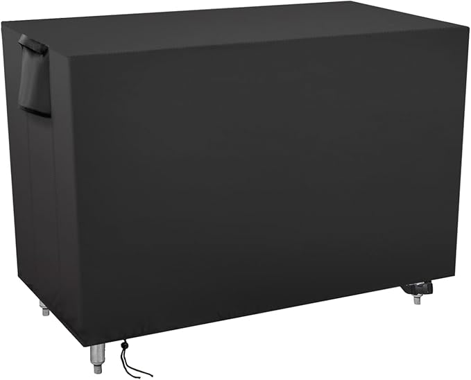 Outdoor Prep Table Cover - Heavy Duty Waterproof Fadeproof UV Resistant Cover for PC3404S Rolling Dining Table Compatible with 46 inch Outdoor UtilityCart - 46 x 24 x 32 Inch