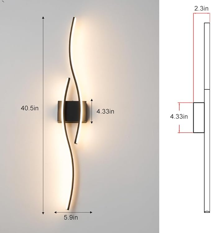 Daunton Hardwired Modern Wall Sconce Set of Two